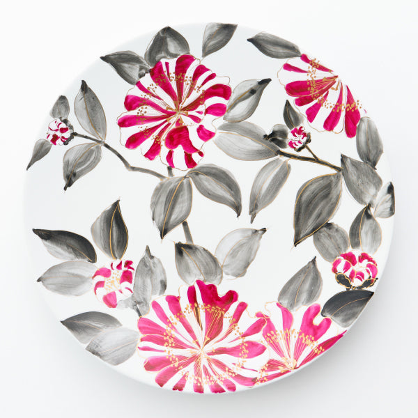 アリタポーセリンラボ：GALLERY フラットプレートL ブルー唐草☆ JAPAN