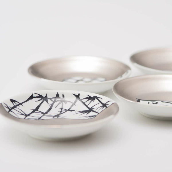 JAPAN SNOW 豆皿 「繁栄」 4枚セット 化粧箱入