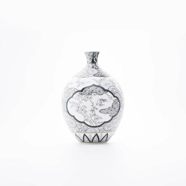 JAPAN SNOW 徳利花瓶 木甲桐紋 木箱入