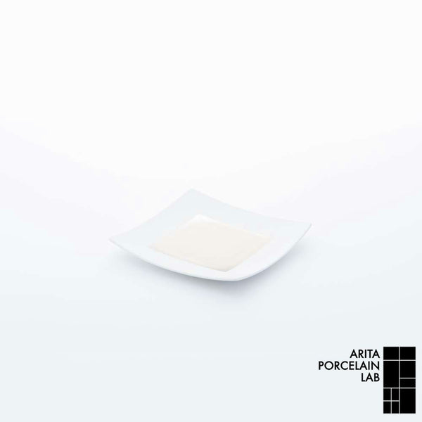 JAPAN SNOW 正方皿(小) プラチナ