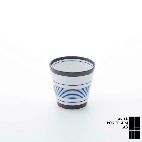 STANDARD LINE ロックカップ 呉須錆線紋 青