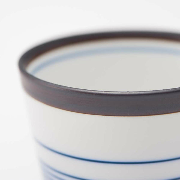 STANDARD LINE ロックカップ 呉須錆線紋 青