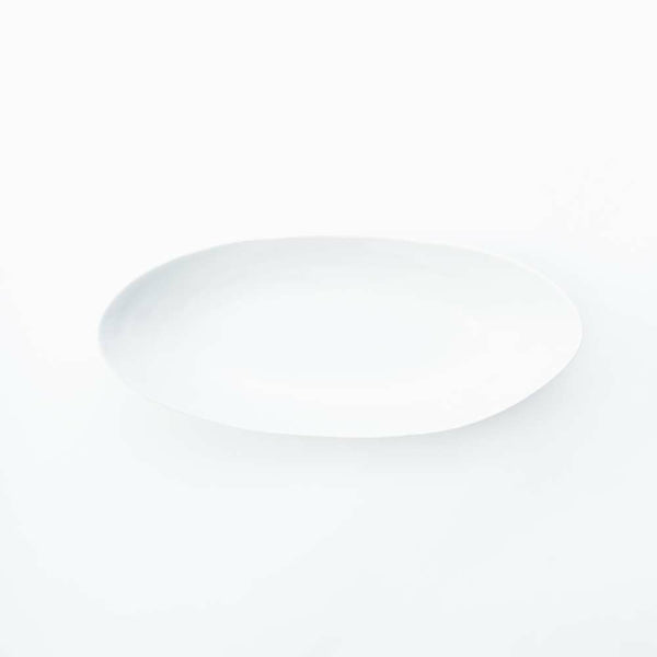 STANDARD COLOR 楕円皿(中) 白磁