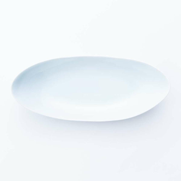 STANDARD COLOR 楕円皿(中) 青白磁