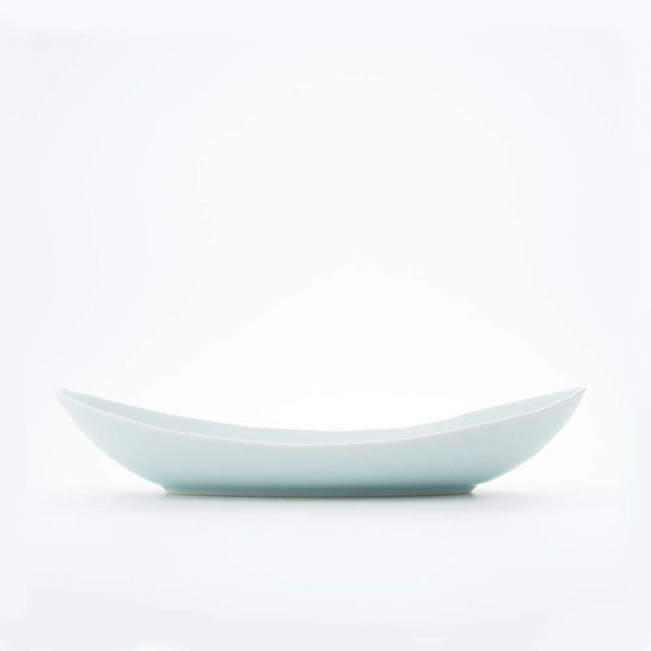STANDARD COLOR 楕円皿(中) 青白磁
