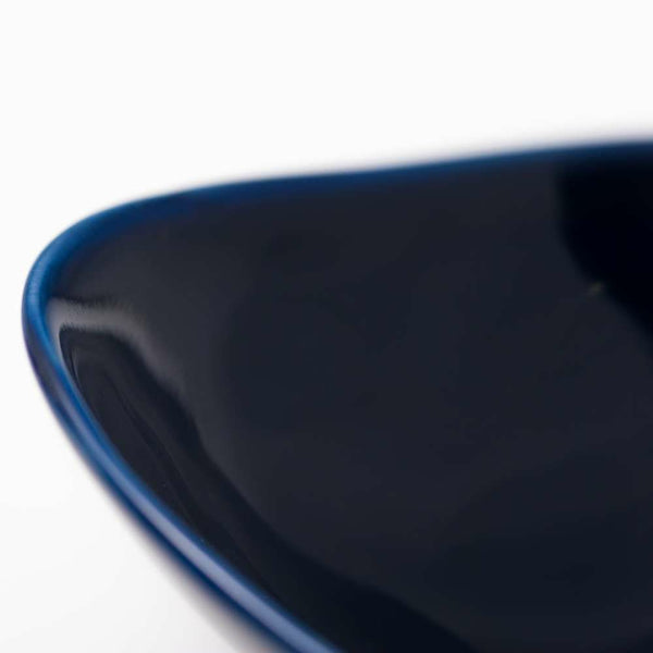 STANDARD COLOR 楕円皿(中) 墨ルリ
