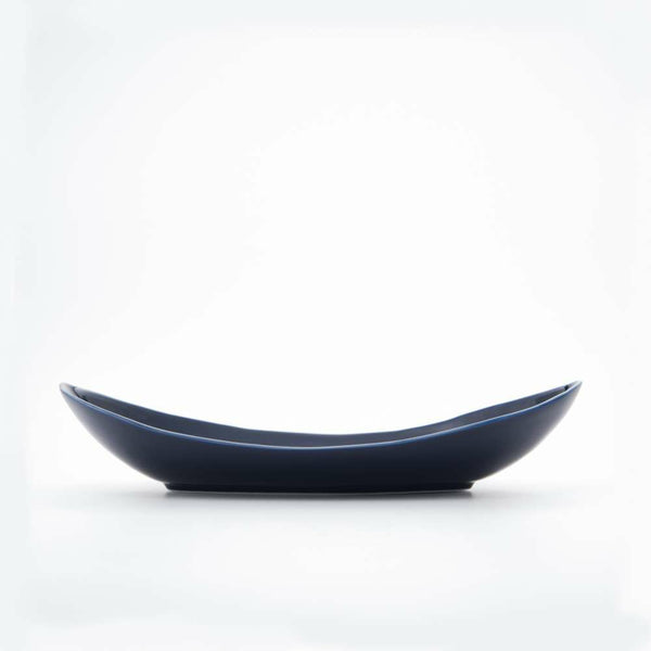 STANDARD COLOR 楕円皿(中) 墨ルリ