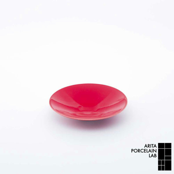 STANDARD COLOR 角高台取皿 赤釉