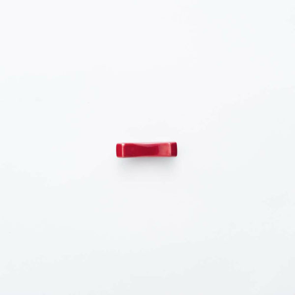 STANDARD COLOR U字箸置き 赤釉