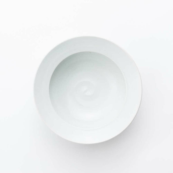 岡晋吾 李朝 かぶと鉢(大) 李朝白磁