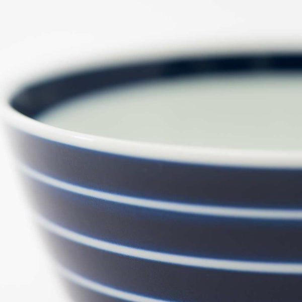 STANDARD LINE 段付飯碗 独楽筋 呉須