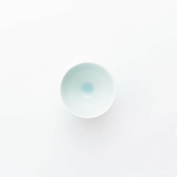 STANDARD COLOR 段付飯碗 内青白磁外刷毛