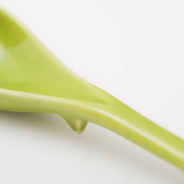 STANDARD COLOR 足付レンゲ 緑釉