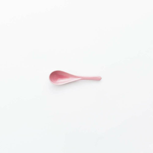 STANDARD COLOR 足付レンゲ 桃釉