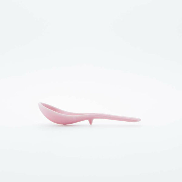 STANDARD COLOR 足付レンゲ 桃釉