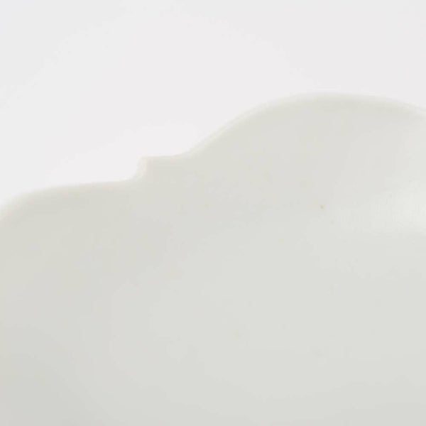 岡晋吾 四稜小皿 李朝白磁