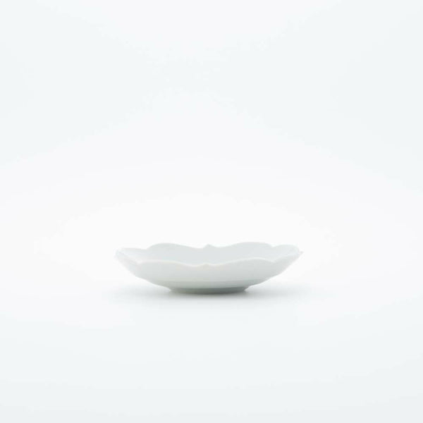 岡晋吾 四稜小皿 李朝白磁