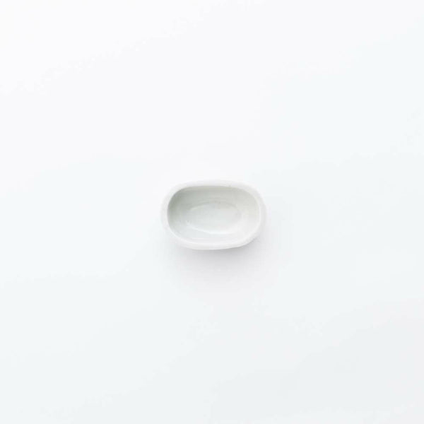 岡晋吾 楕円豆鉢 李朝白磁