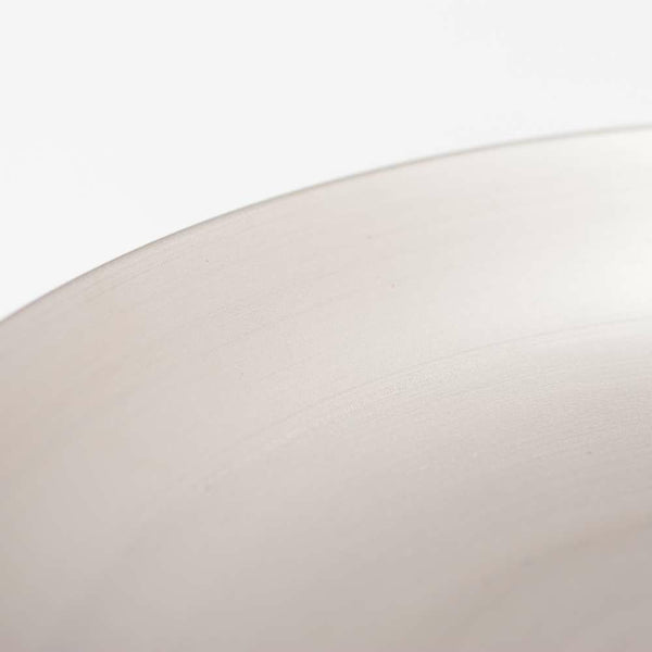 JAPAN SNOW 平皿(中) プラチナ