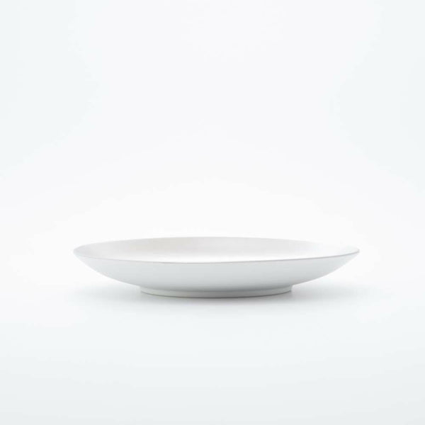 JAPAN SNOW 平皿(中) プラチナ