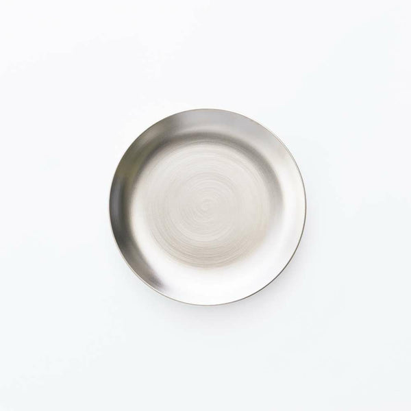 JAPAN SNOW 平皿(小) プラチナ