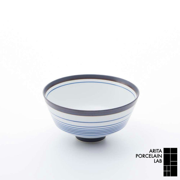 STANDARD LINE 段付丼 呉須錆線紋 青