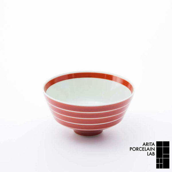 STANDARD LINE 段付丼 独楽筋 朱