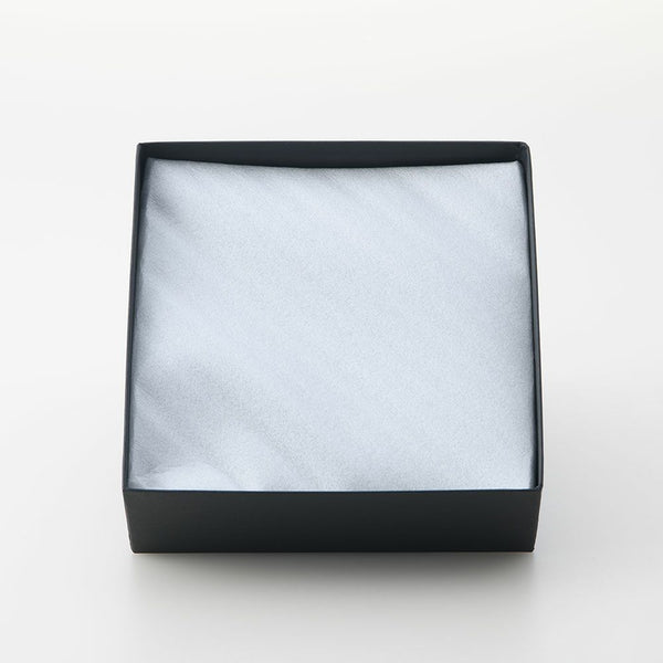 GAUFRE 瑞雲正方皿(小) グレー 2枚セット 化粧箱入