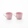 GAUFRE 市松 マグカップ ピンク 2個セット 化粧箱入