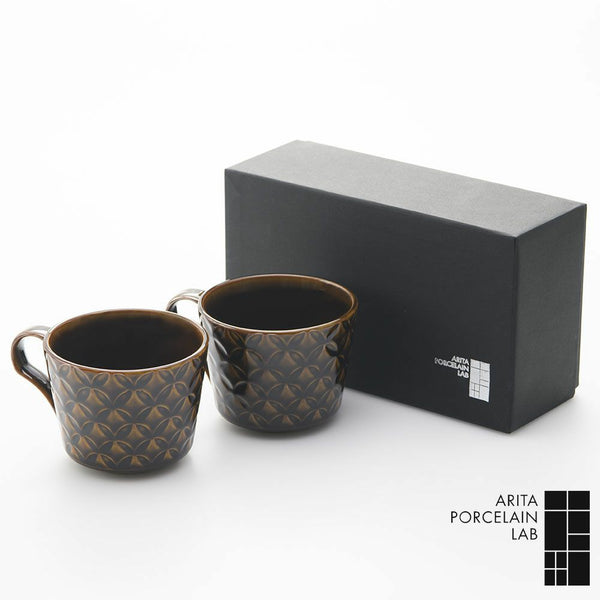 GAUFRE 七宝 マグカップ 飴釉 2個セット 化粧箱入