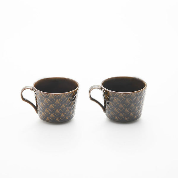 GAUFRE 七宝 マグカップ 飴釉 2個セット 化粧箱入