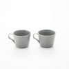 GAUFRE 七宝 マグカップ グレー 2個セット 化粧箱入