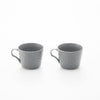 GAUFRE 瑞雲 マグカップ グレー 2個セット 化粧箱入
