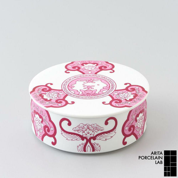 JAPAN AUTUMN 古伊万里草花紋 ミニお重入り 佐賀県産素材オリジナルチョコレート4種(一段重)