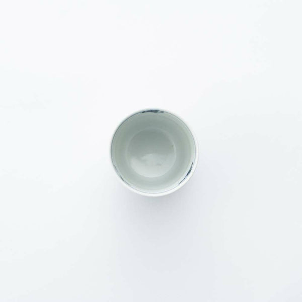 岡晋吾 ろくろ目湯呑 菊絵