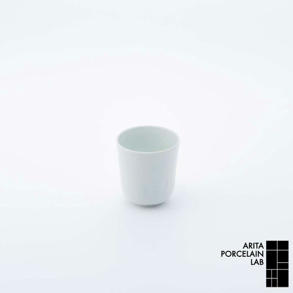 岡晋吾 ろくろ目湯呑 李朝白磁