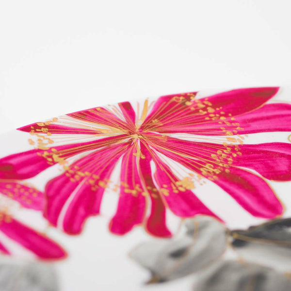 GALLERY フラットプレート M 山茶花 手書き 化粧箱入