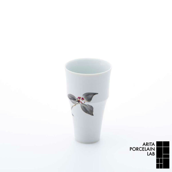 GALLERY 段付フリーカップ 山茶花 手書き 化粧箱入