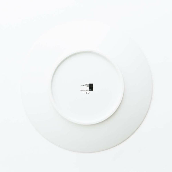 GALLERY フラットプレート L ブルー 唐草 化粧箱入