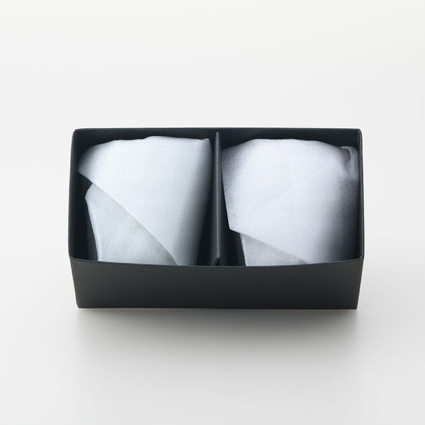 JAPAN SNOW / JAPAN AUTUMN 古伊万里草花紋 ブラック ワインレッド ロックカップ 2個セット 化粧箱入