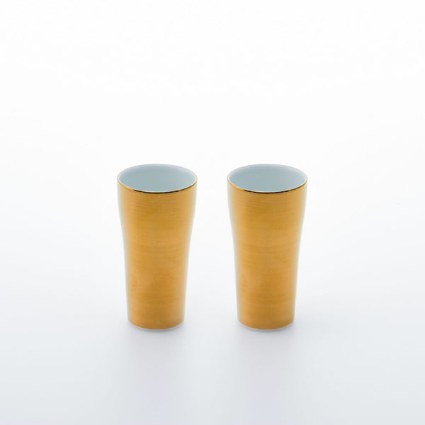 JAPAN AUTUMN ペストルタンブラー ゴールド 2個セット 化粧箱入