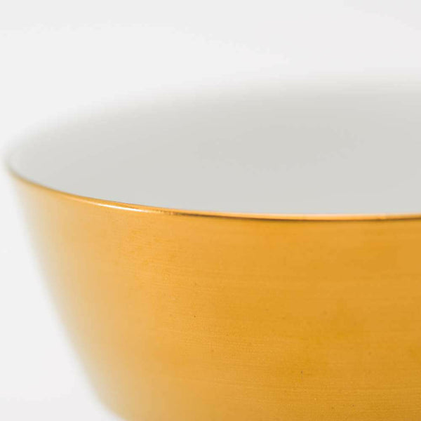 JAPAN AUTUMN 段付飯碗 ゴールド 2個セット 化粧箱入