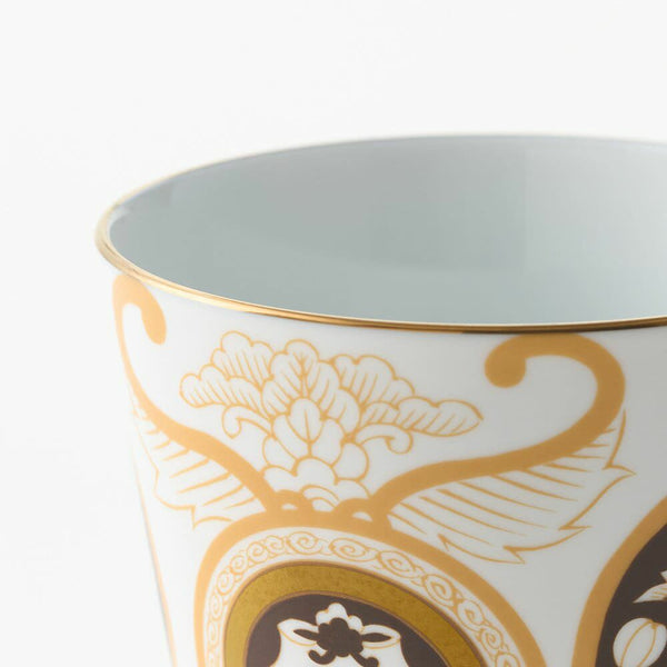 JAPAN AUTUMN ロックカップ 古伊万里草花紋 ゴールド