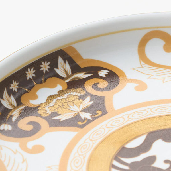 JAPAN AUTUMN 和皿 19cm 古伊万里草花紋 ゴールド