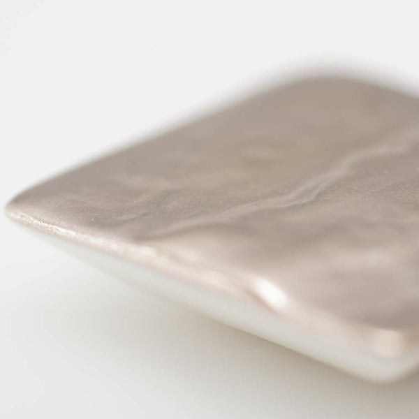 JAPAN SNOW スレート箸置 プラチナ