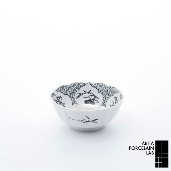 JAPAN SNOW 小鉢 三方ガラミ紋