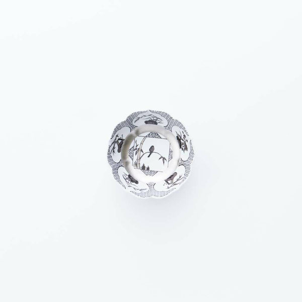 JAPAN SNOW 小鉢 三方ガラミ紋