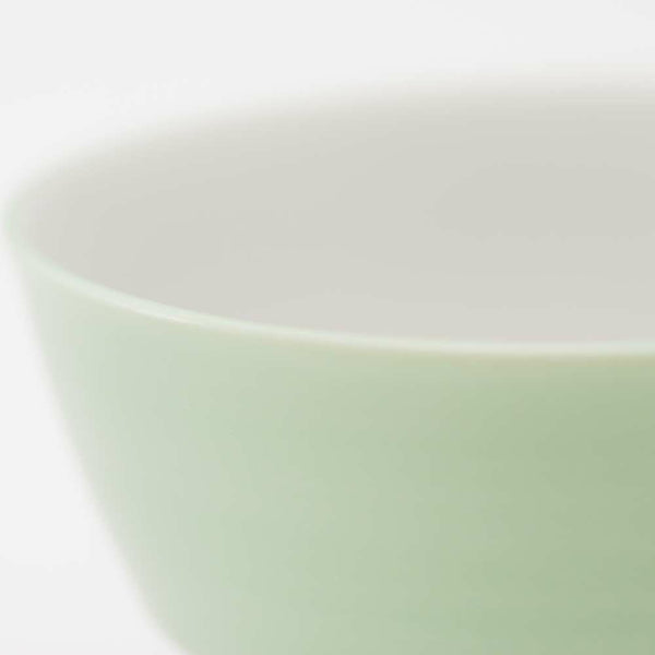 JAPAN TEA 段付飯碗 パールグリーン