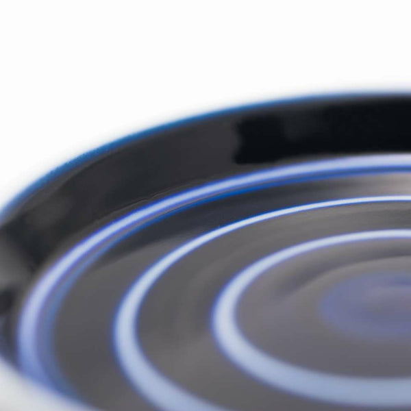 STANDARD LINE 醤油差(大) 台皿 独楽筋 呉須