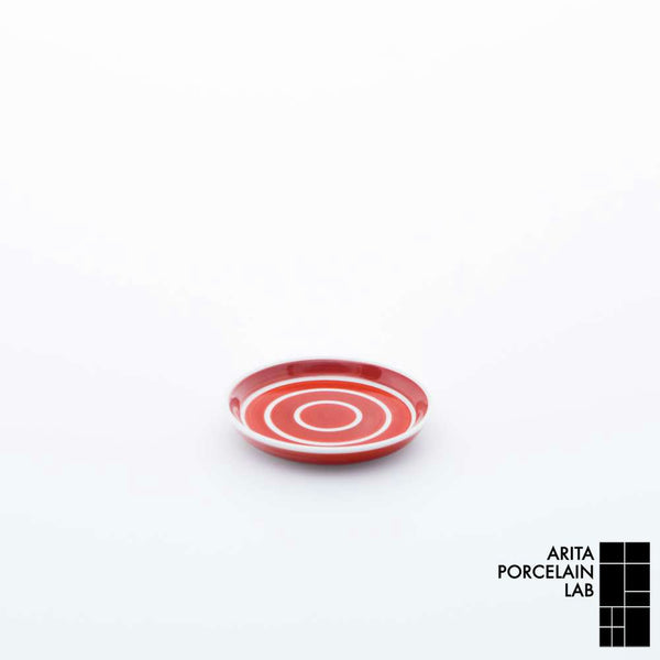 STANDARD LINE 醤油差(小) 台皿 独楽筋 朱